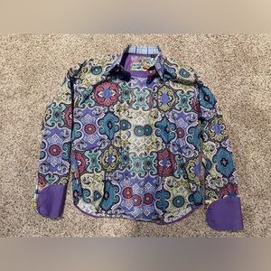 ROBERT GRAHAM PAISLEY BUTTON DOWN